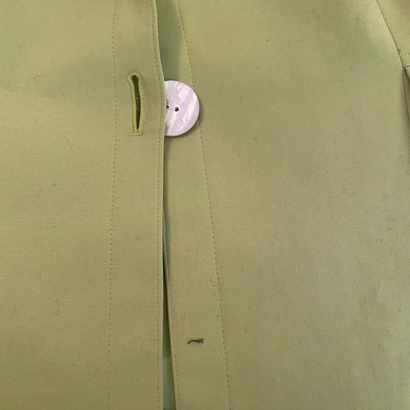 Talbots lime green suit jacket - Picture 3 of 4